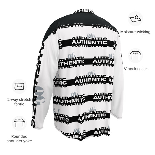 Recycled hockey fan jersey