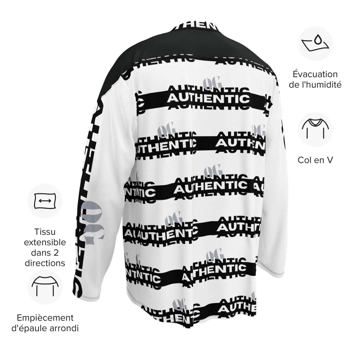 Recycled hockey fan jersey
