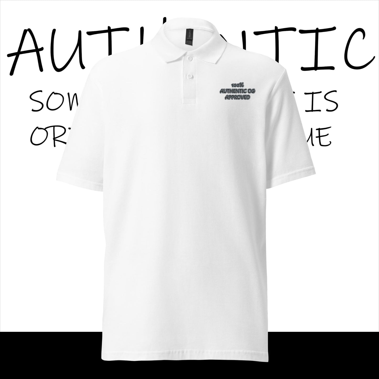 Unisex pique polo shirt